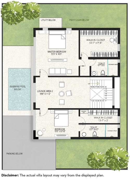 3BHK Layout FF