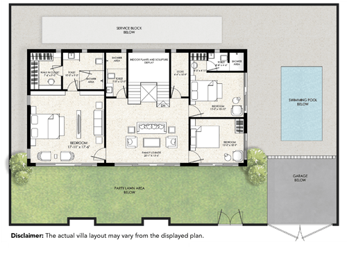 4 BHK Layout FF